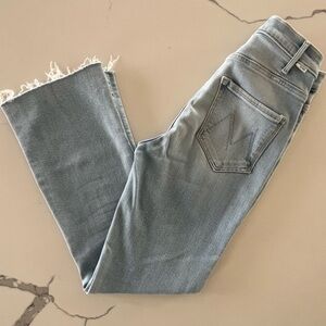 Mother Denim - The Hustler Ankle Fray - “Ball’s in your Court” Wash - Size 26